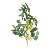 Fleur artificielle décorative verte 56 cm