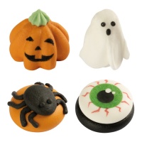 Figurines en sucre d'Halloween 3,1 x 3,6 cm - Dekora - 48 pcs.