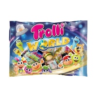 Sac de gummi world - emballage individuel - Trolli gummi world - 230 g