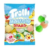 Guimauves fourrées en forme de fruits - Trolli mallow stars - 150 g