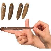 Crottes volantes à visages rigolos - lot de 4