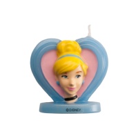 Bougie 3D Cendrillon 5 cm - 1 pièce