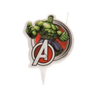 Bougie Avengers Hulk 7 cm - 1 pièce