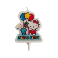 Bougie décorative Hello Kitty 7 cm - 1 pièce