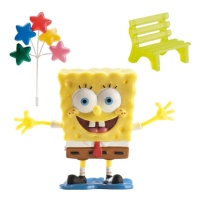 Décorations pour gâteau Bob l'éponge - 3 unités