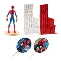 The Amazing Spiderman Cake Decoration - 5 pcs.