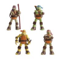 Figurine de gâteau Tortues Ninja 8 cm - 1 pièce