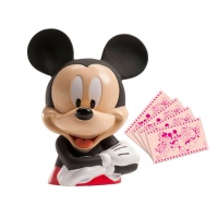 Tirelire Mickey Mouse avec gaufres comestibles