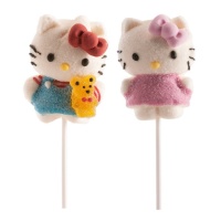 Brochette de nuages assortis Hello Kitty 45 g - Dekora - 1 pièce