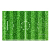 Papier en sucre Terrain de football 20 x 30 cm