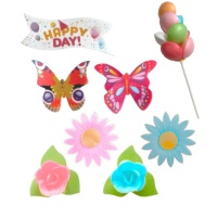 Gaufrettes assorties Happy Birthday - 8 pcs.