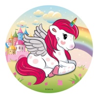 Disque azyme Licorne - 20 cm