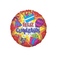 Ballon de fête Happy Birthday 46 cm