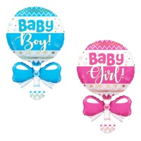 Ballon Baby Shower silhouette XL arc 91 cm