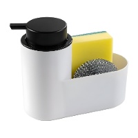 Distributeur de savon avec 2 éponges