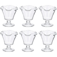Coupe de 240 ml pour glace avec ondulations - 6 unités