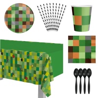 Minecraft Party Pack - 8 personnes