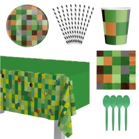 Minecraft Party Pack - 8 personnes