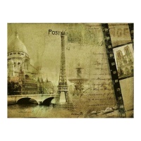 Paris papier de riz 29,7 x 42,5 cm - Artis decor - 1 pc.