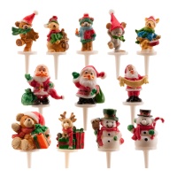 pics de Noël de 3 cm - Dekora - 144 pcs.