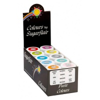 Set de pâte à colorier pastel 25 g - Sugarflair - 10 unités