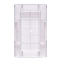 Moule à tablette de chocolat 15 x 7 x 2 cm - Decora