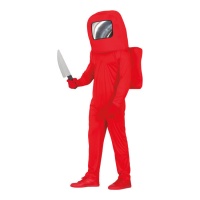 Costume d'astronaute pour les jeunes - rouge