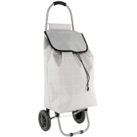 Chariot à provisions pliable 38 L gris