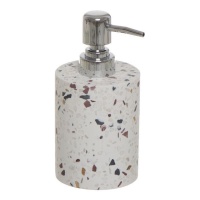 Distributeur de savon en granit avec mouchetures 15,5 cm