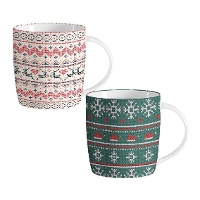 Tasse de Noël enneigée de 350 ml - 1 unité