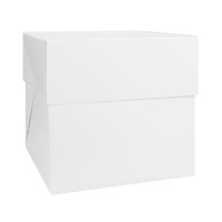 Boîte à gâteaux carrée 36,5 x 36,5 x 25 cm - Decora