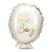 Ballon Oh Baby 53 x 69 cm - PartyDeco