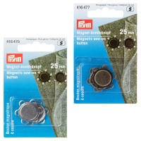 Bouton de couture magnétique en forme de fleur 2.5 cm - Prym - 1 pc.