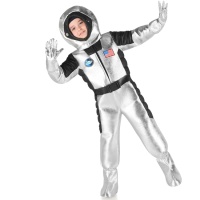 Costume d'astronaute argenté pour enfants