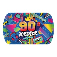 Plateau 90's forever 39 x 24 cm - 1 pc.