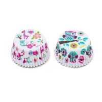 Capsules pour cupcake hibou - Décorer - 36 unités