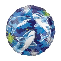 Ballon Requin Bleu 43 cm - Anagramme