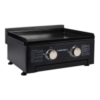 Plancha à gaz noire Voyage - Campart BA8452