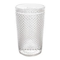 Gobelet en verre clair gravé de 350 ml