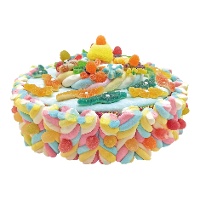Tarte de bonbons colorée de 700 gr