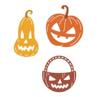 ZAG Halloween pumpkins fine die - 3 pcs.