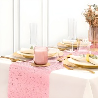 Chemin de table de 30 cm paillettes - 1,50 m