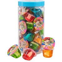 Pot de gelée avec bonbon gélifié à l'intérieur de 18 g - 50 unités
