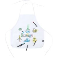 Tablier enfant Ecology à colorier