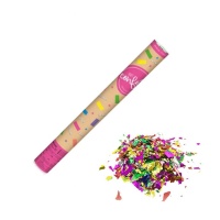 Canon à confettis multicolores de 60 cm