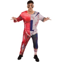 Déguisement de joueur de football zombie pour homme