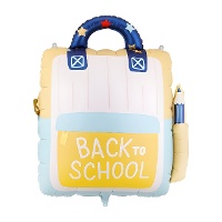Ballon en forme de sac à dos « Back to School » 68 x 82 cm