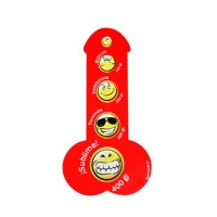 Compteur rouge en forme de pénis