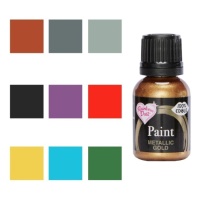 Peinture métallisée comestible 25 ml - Rainbow Dust