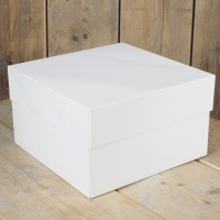 Boîte à gâteaux carrée 25,4 x 25,4 x 15 cm - FunCakes - 1 pc.